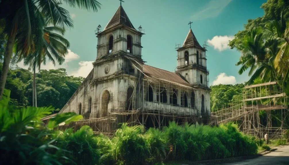 restoring loboc church s historical beauty