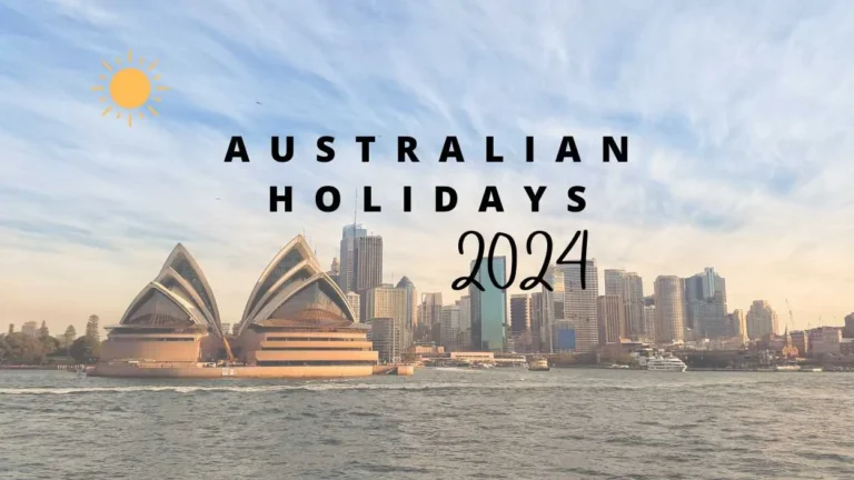 Australian Holidays 2024
