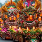 colorful tabot festival sumatra