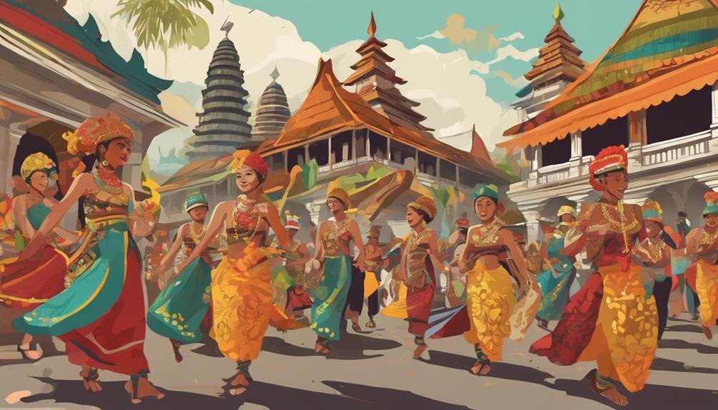 cultural parade in indonesia