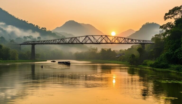 River Kwai Bridge Week Kanchanaburi Thailand