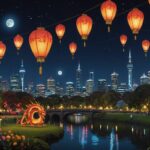 lanterns light up auckland