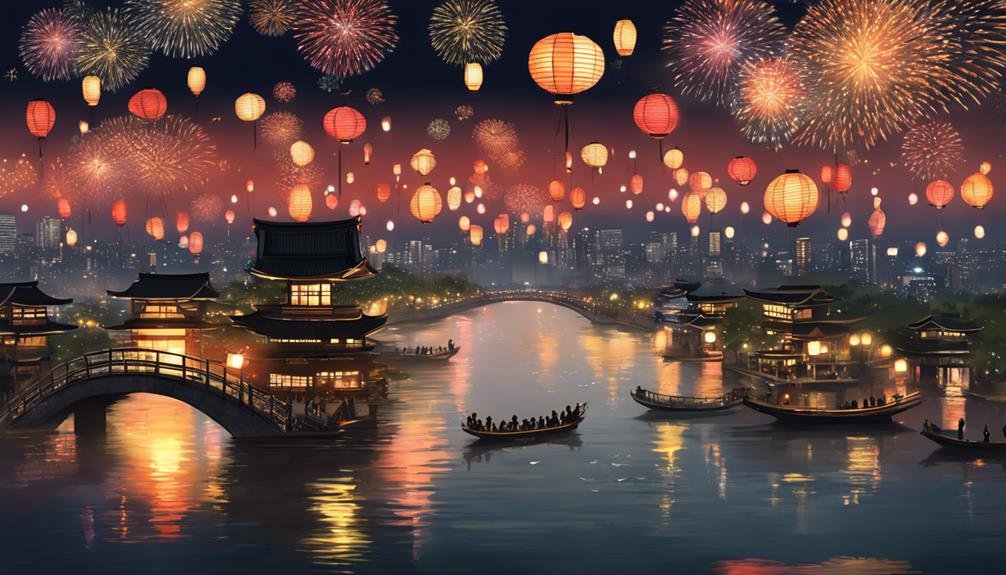 spectacular fireworks in japan