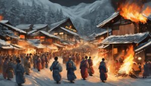 traditional fire festival japan